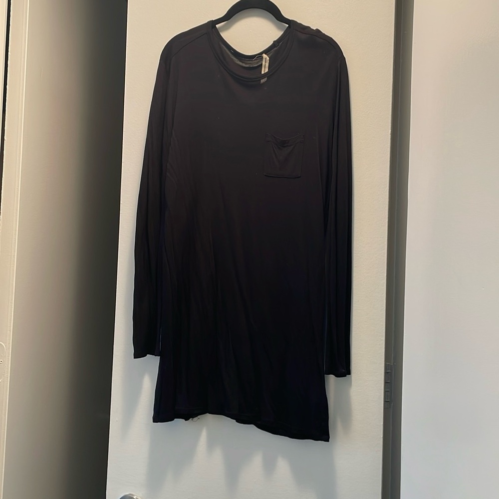 T by Alexander Wang long sleeve jersey dress
